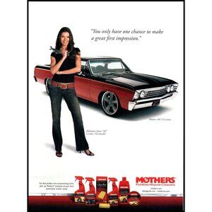 2006 Mothers Car Care 1967 Chevy El Camino Vintage Print Ad Overhaulin Wall Art